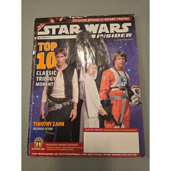 Star Wars Insider Magazine Issue 77‎ September/October 2004 Timothy Zahn - Picture 1 of 8